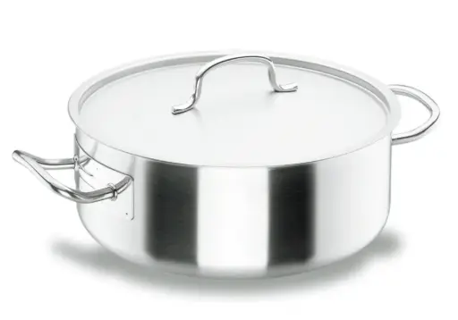 [50032] Cacerola Baja C/Tapa Chef. Inox. 32 Cm.                