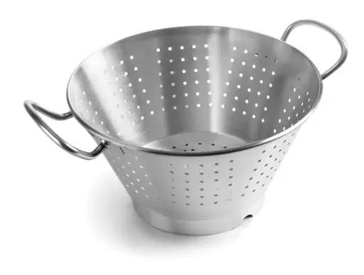 [50846] Escurridor Conico Con Base Inox. 45 Cm.            