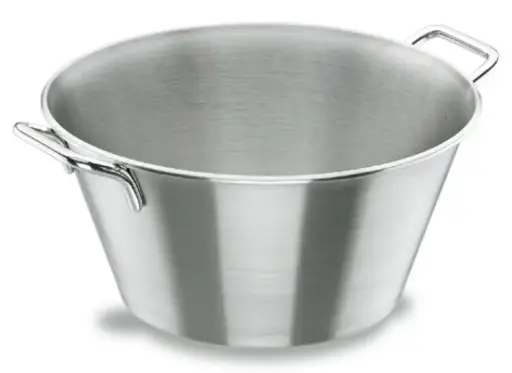 [50850] Caldero Conico C/Asas Inox. 50 Cm.                