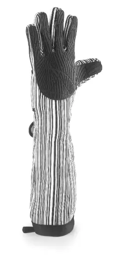 [60068] Guante Textil / Silicona Largo 48 Cm.              
