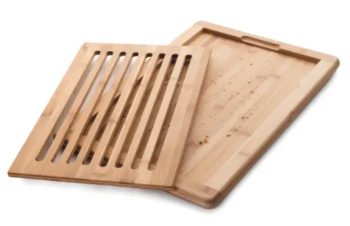 [60487] Tabla Pan Madera Bambu 40X30X2 Cm.        