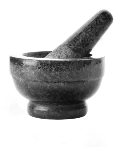 [60512] Mortero Con Mano De Granito 12X8 Cm.
