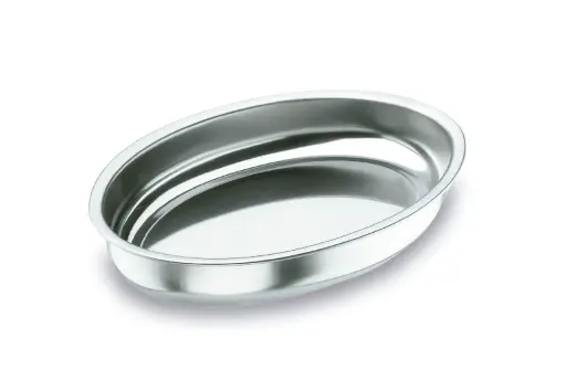 [61843] Fuente Oval Honda Inox. 45X29 Cm.          