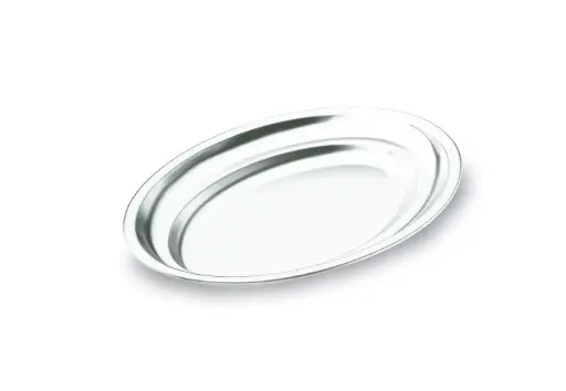 [61845] Fuente Oval Inox. 45 Cm.                     