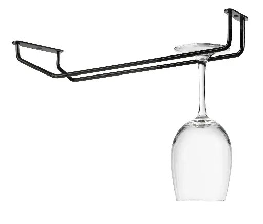 [62264] Soporte De Copas Techo Simple Black