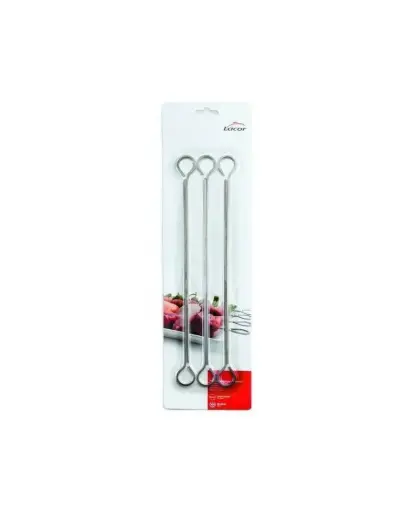 [62435] Brocheta Inox. 30,5 Cm. 6 Unid. 