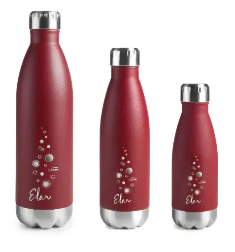 [62548] Botella Isotermica Inox. Roja 750 Ml.