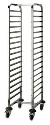 [66642] Carro Pastelero Inox. 20 Bandejas 60X40 Cm.        