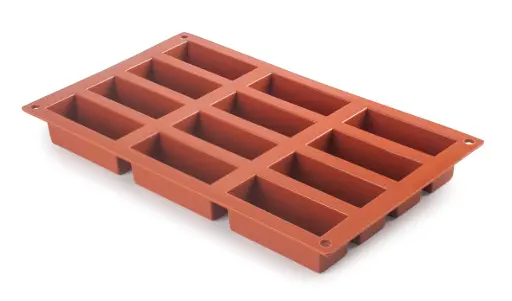 [66826] Molde Silicona Cake 12 Cavidades 80X30 Mm.