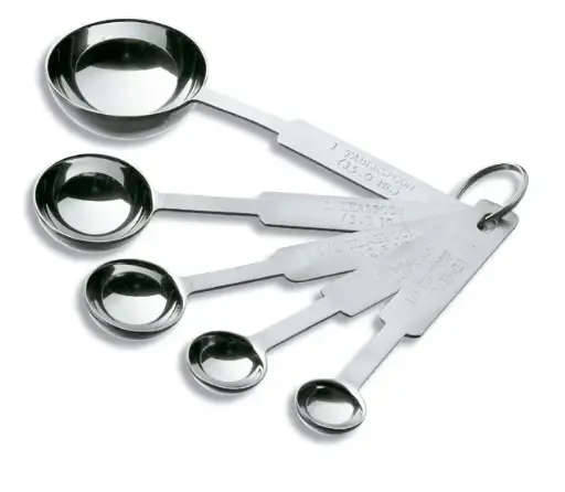[67001] Cuchara Medidora Inox. 5 Unid.