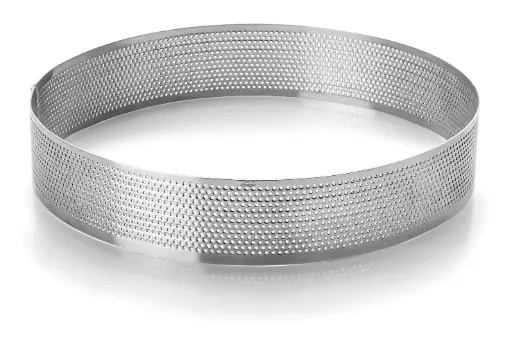[68537] Aro Redondo Perforado Inox. 7X2 Cm.                              