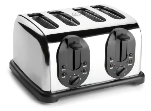 [69064] Tostador 4 Ranuras Inox 1450-1750W      