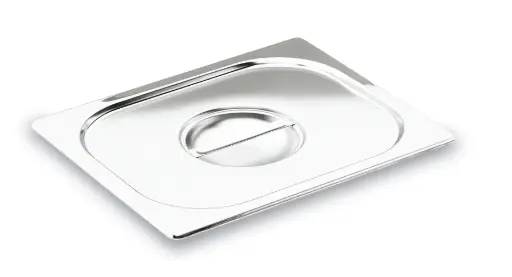 [66908DZ] Tapa Cubeta Gn. Inox. 2/1
